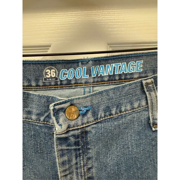 Wrangler 36 Slim Fit Cool Vantage Jeans sz 42X30 EUC - Picture 5 of 8